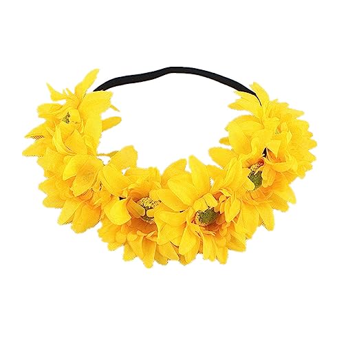 Modischer, mehrfarbiger Kunstblumen-Haarreif, elastisches Stirnband, Bühne, Hochzeit, Party, Frauen, Styling-Stirnband, bunte Blume für Hochzeit, Mädchen, Blume, für Mädchen, Fotografieren von FOLODA