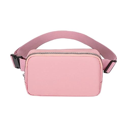 Nylon Reisetaschen für Frauen Brust Mode Taille Gürtel Pack Taschen Crossbody Taschen Geld Schulter Geldbörse Nylon Taille Pack, rose von FOLODA