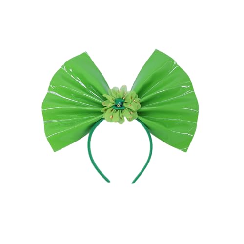 Patrick's Day Stirnband für Erwachsene, glänzend, grün, irische Schleife, Party, Festival, Haarreif für Teenager, Kopfschmuck, irische Stirnbänder für Damen, irische Stirnbänder für Mädchen, irische von FOLODA