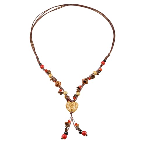 Perlen Halskette Verstellbare Ketten Halskette Handgefertigtes Nackenschmuck Alltags Mode Accessoire Für Tägliche Party Frauen von FOLODA