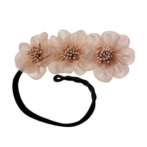 Praktische Lockenwickler Haarspangen Stilvoller Lockenwickler Für Damen Dutt Maker Vintage Stil Für Frauen Blumen DIY Haarschmuck Haar Accessoires Zum Schminken von FOLODA