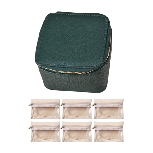 Robustes Reisenschmuckbeutel Set 6 PCs Tragbare Aufbewahrungstaschen Für Zubehör Koffer Für Frauen Und Mädchen Reißverschluss Schmucktaschen von FOLODA