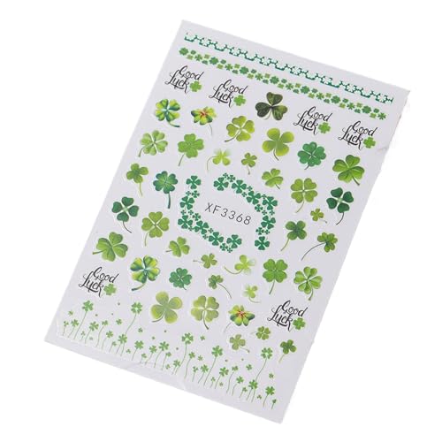 Shamrock Nails Art Sticker Patrick's Day Nails Decals Kleber Nails Sticker Nails Art Decorations For Festival von FOLODA