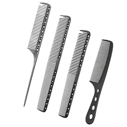 Space Aluminium Haarkamm Set Schneiden Kamm Entspannte Kammstyling Kammschwanzkamm Friseur Für Frauen Und Mädchen Raum Aluminium Haare Set von FOLODA