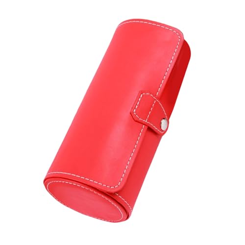 Tragbares Robuste PU Leder Uhren Roll Organisatoren Hauszubehör Für Männer 3 Slots Display Hülle Elegante Handgewebte Styles Uhren Displayhalter von FOLODA