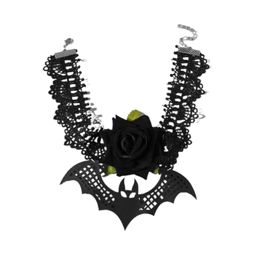 Übertriebene Fledermaus Gespenchte Anhänger Kurzer Halshärchen Gothic Black Spitzen Schlangeblatt Kette Halloween Halskette Für Frauen Fledermausblütespeicher Anhänger Halskette Für Frauen Übertriebene Fledermaus Gespenchte Anhänger Kurzer Halshärchen Gothic Black Spitzen Schlangeblatt Kette Halloween Halskette Für Frauen Fledermausblütespeicher Anhänger Halskette Für Frauen von FOLODA