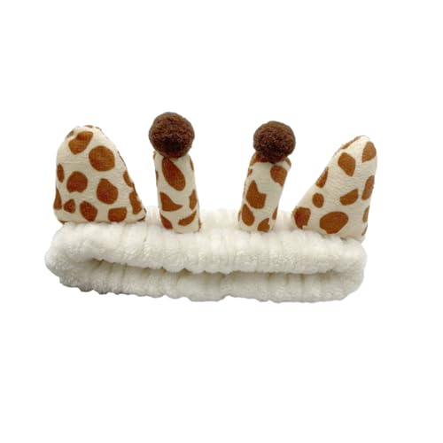 Unisex Giraffen-Stirnbänder, elastisches Make-up-Stirnband, Stretch, weich, Yoga, Sport, Waschen, Gesicht, Haarhalter, rutschfest, Giraffen-Haarband, Giraffen-Stirnband, Giraffen-Stirnband, für von FOLODA