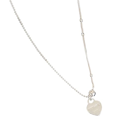 Zirkonbrief Perlen Liebt Herz Anhänger Choker Hochwertige Halskette Für Frauen Elegante Mit Verstellbare Kettenkette Zirkon Buchstaben Pearls Loves Anhängerkette Für Frauen von FOLODA