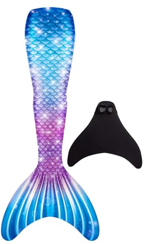 FOLOEO Meerjungfrau Kostüm für Kinder, Teenager & Erwachsene – Fantasie-Outfit mit Flossen-Look für Karneval, Cosplay & Fotoshooting – Größen 110–150 & S/M/L – Nur zur Verkleidung von FOLOEO