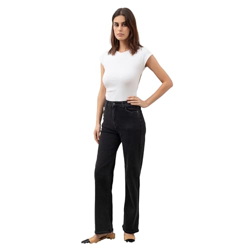 FOLYROSE Wide Leg Black Jeans – Stylische Schwarze Jeans mit weiter Passform und bequemem Design FOLYROSE Wide Leg Black Jeans – Stylische Schwarze Jeans mit weiter Passform und bequemem Design von FOLYROSE
