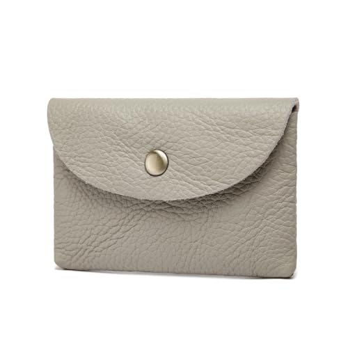 FOMAX Kartenetui aus hochwertigem Echtleder, Kompakte Kartentasche für bis zu 20 Karten von FOMAX