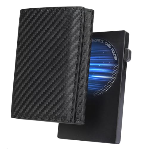 FOMAX Smart Wallet mit RFID Schutz, für 13 Karten und Scheine mit Magnetfunktion von FOMAX