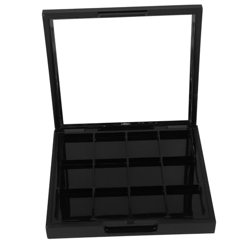 FOMIYES Leere Lidschattenbox Mit 12 Fächern Palettenfenster Modische Lidschattenaufbewahrung Für Mädchen Und Frauen von FOMIYES