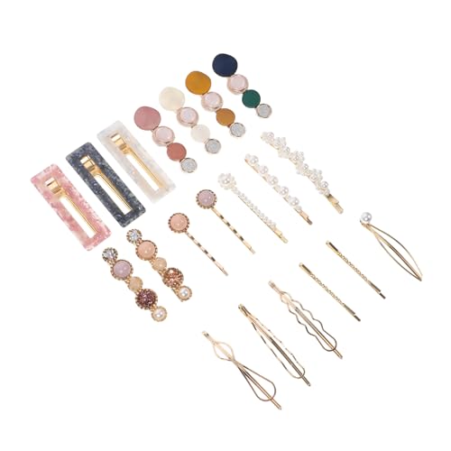 FOMIYES 20stücke Perlen Clips Acryl Haarspangen Für Frauen Mädchen Haar Zubehör Ornamente Schmuck Für Alltag Party Hochzeit von FOMIYES