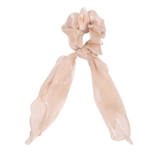 FOMIYES 2st Schals Für Frauen Häschenohrhaarschals Haargummi Aus Satin Haargummis Aus Seide Dehnbare Pferdeschwanzbänder Aus Seide Schleife Haargummi Chiffon Haarschmuck Mädchen Kind von FOMIYES