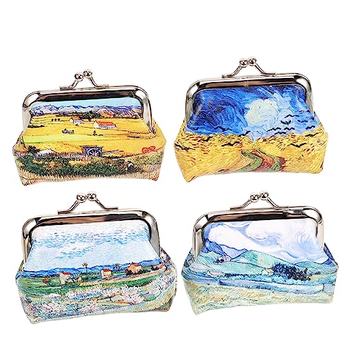 4 Stück neuartige Geldbörse Wiederverwendbare Snackbeutel Clutch-Geldbörsen für Damen umhängebeutel Schultertasche Tragbare Kosmetiktasche dekoratives Handy-Portemonnaie Metall FOMIYES 4 Stück neuartige Geldbörse Wiederverwendbare Snackbeutel Clutch-Geldbörsen für Damen umhängebeutel Schultertasche Tragbare Kosmetiktasche dekoratives Handy-Portemonnaie Metall FOMIYES von FOMIYES