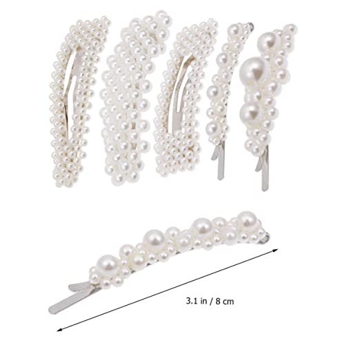 FOMIYES Stilvolles 5-teiliges Haarspangen-set für Frauen Silberne Clips Modisches Haar-accessoire für Partys und Den Täglichen Gebrauch von FOMIYES