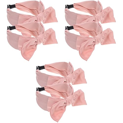 FOMIYES 6 Stk Schleife Stirnband Bowknot-haarband Stirnband Mit Schleife Bowknot-stirnbänder Für Frauen Bowknot-stirnband Kopfwickel Für Frauen Haare Drücken Polyester-spandex Damen Tuch von FOMIYES