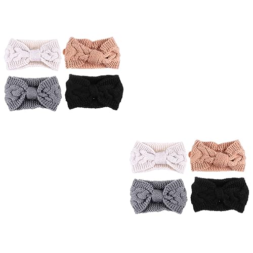 FOMIYES 8 Stk Gestricktes Stirnband Aus Wolle Frauen Gestricktes Haarband Winterstirnband Stricken Pullover Stirnband Gehäkeltes Turban-stirnband Garn Kopfbedeckung Weben Fräulein von FOMIYES