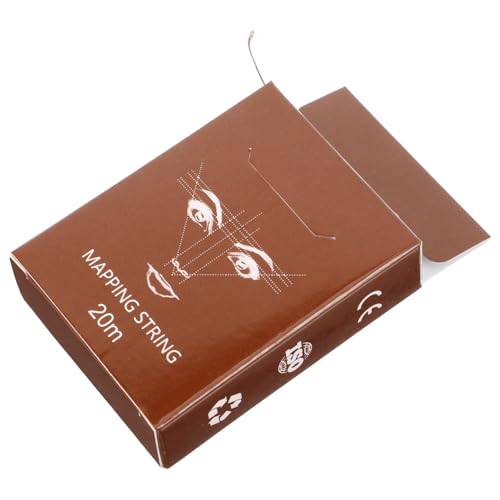 FOMIYES 1 Box String Line Lineal Brow Mapping Microblading Augenbrauen Tinten Mapping Linie Für Augenbrauen Brauen Liner Augenbrauen Zeichnungshilfen Augenbrauenlineal Zeichnen Sie Eine von FOMIYES