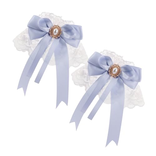 FOMIYES Süße Lolita-handgelenkmanschetten Aus Spitze Mit Schleife Dekorative Handmanschetten Aus Floraler Spitze Für Teepartys Und Hochzeiten von FOMIYES