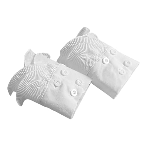 FOMIYES 1 Paar Dekorative Manschetten Fake Ärmel Abnehmbare Fake Ärmel Fake Ärmel Manschetten Armmanschetten Spitzenmanschetten Handgelenkmanschetten Fake Handgelenkmanschetten von FOMIYES