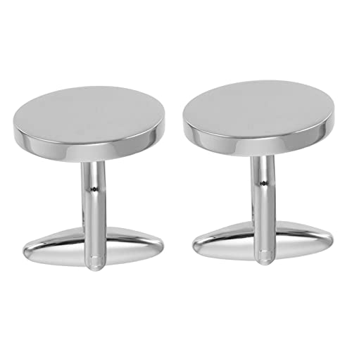 FOMIYES 1 Paar Ersatzknöpfe Legierung für Hemden Ovales Design Langlebig Rostfrei Vielseitig Einsetzbar für Kleidung Scrapbooking und Diy Projekte von FOMIYES