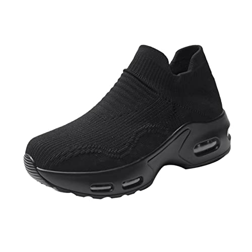 FOMIYES 1 Paar Flache Kissenschuhe Frauen Turnschuhe Damen lässige Schuhe läuft Schuhe für Frauen Laufschuhe für Mädchen Damen Trainingsschuhe atmungsaktive Laufschuhe Netz Schwarz FOMIYES 1 Paar Flache Kissenschuhe Frauen Turnschuhe Damen lässige Schuhe läuft Schuhe für Frauen Laufschuhe für Mädchen Damen Trainingsschuhe atmungsaktive Laufschuhe Netz Schwarz von FOMIYES