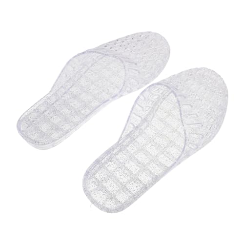 FOMIYES 1 Paar Frauen Schieben Schuhe Transparente Wohnungen Pantoffeln Nicht -slip -spa -hausschuhe Sommer Beach Pantoffeln Klare Flats Strandschuhe Wasserdichte Hausschuhe Größe 39 FOMIYES 1 Paar Frauen Schieben Schuhe Transparente Wohnungen Pantoffeln Nicht -slip -spa -hausschuhe Sommer Beach Pantoffeln Klare Flats Strandschuhe Wasserdichte Hausschuhe Größe 39 von FOMIYES