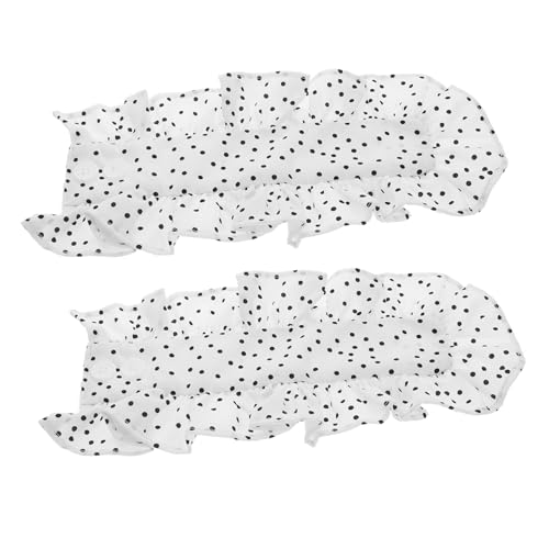 FOMIYES Abnehmbare Spitzen-handgelenkmanschetten Für Damen Dekorative Falsche Ärmel Elastische Rüschen-handgelenkmanschetten Für Kleider Kostümzubehör von FOMIYES