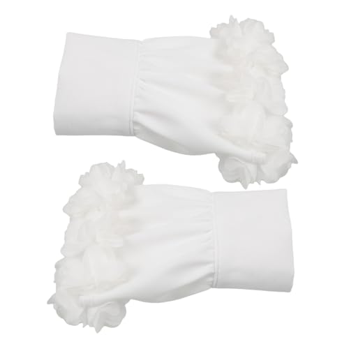 FOMIYES 1 Paar Glockenärmel Mit Französischem Blumenmuster Dekorative Kleidung Falsche Manschette Mode-fake-manschettendekoration Mode-fake-manschettenornament Weiß Chiffon FOMIYES 1 Paar Glockenärmel Mit Französischem Blumenmuster Dekorative Kleidung Falsche Manschette Mode-fake-manschettendekoration Mode-fake-manschettenornament Weiß Chiffon von FOMIYES