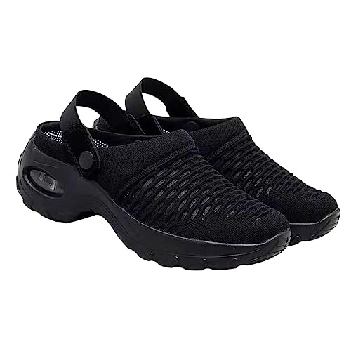 FOMIYES 1 Paar Halbschuhe Damen Sommer Atmungsaktive Mesh Pantoletten mit Bequemer Fußbett Polsterung für Freizeit und Gartenaktivitäten Schwarz FOMIYES 1 Paar Halbschuhe Damen Sommer Atmungsaktive Mesh Pantoletten mit Bequemer Fußbett Polsterung für Freizeit und Gartenaktivitäten Schwarz von FOMIYES