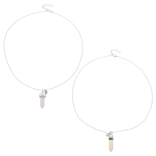 FOMIYES 1 Paar Halskette Mit Sechseckigem Säulenanhänger Passende Halsketten Für Frauen Paar Magnetische Magnetischer Schmuck von FOMIYES