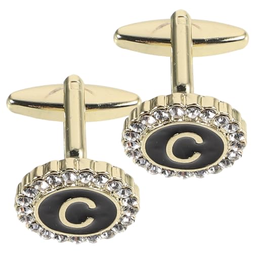 FOMIYES 1 Paar Herren Manschettenknöpfe Cufflinks für Männer Hemdmanschetten für Hochzeiten Formelle Anlässe Stilvolle Accessoires Robustem Legierungsmaterial Cufflinks für Besondere von FOMIYES