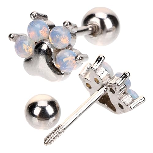 FOMIYES Katzenpfoten Ohrstecker Damen Mädchen Ohrschmuck Schmuckgeschenke Niedlich Statement Ohrringe Personalisiert Süß Kreativ Hochzeit Party Verabredung Abschlussfeier von FOMIYES