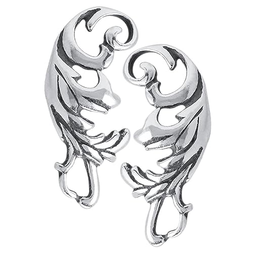 FOMIYES Blumenohrringe Für Damen Aus Silber Vintage Ohr-crawler-ohrringe Ohrkletterer Für Frauen Minimalistischer Schmuck Winzige Ohrstecker von FOMIYES