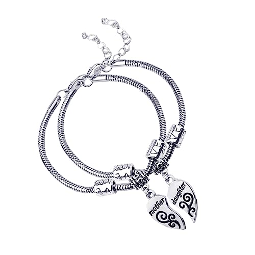FOMIYES 1 Paar Mutter Herz Armband Modisches für Damen Perfektes Muttertag Elegantes Armband für Besondere Anlässe Verarbeitung Angenehmes Tragegefühl von FOMIYES