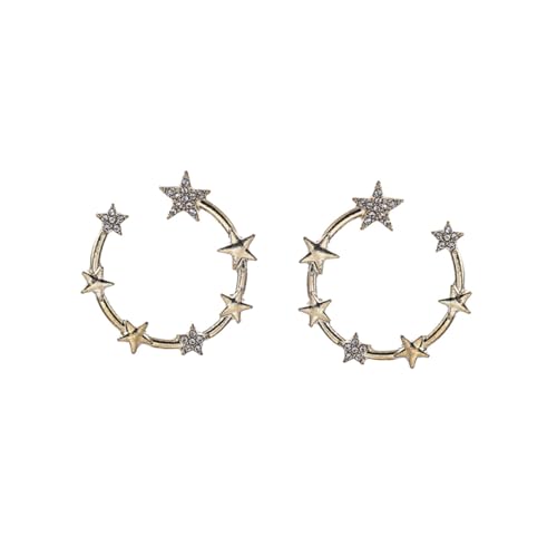 FOMIYES 1 Paar Ohrstecker für Damen Geometrisches Design Stilvolle Ohrringe Perfektes Accessoire für Partys Hochzeiten und Alltag von FOMIYES
