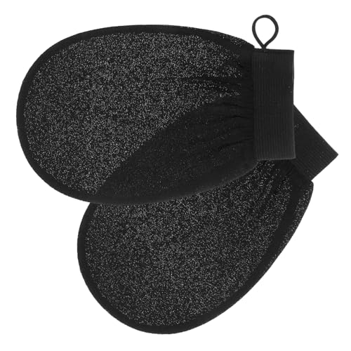 FOMIYES 1 Paar Peelinghandschuhe Tiefenreinigende Körperhandschuhe Weicher Viskose-mittelfeinsand Für Ein Sanftes Hautpeeling Unisex-duschschrubbhandschuhe Für Männer Und Frauen von FOMIYES