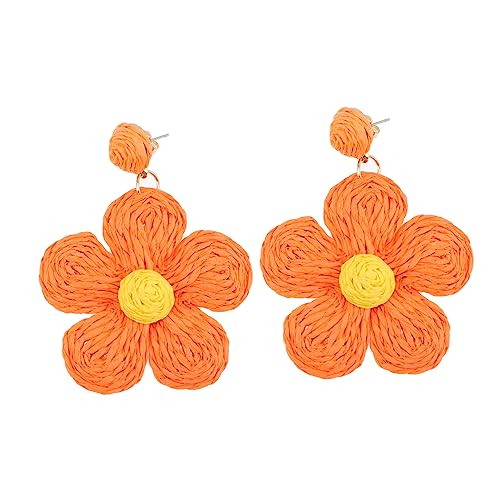 FOMIYES 1 Paar Raffia Gewebte Ohrringe für Damen Handgemachte Ohrringe für Sommer Strandmode Tägliches Partys Besondere Anlässe FOMIYES 1 Paar Raffia Gewebte Ohrringe für Damen Handgemachte Ohrringe für Sommer Strandmode Tägliches Partys Besondere Anlässe von FOMIYES