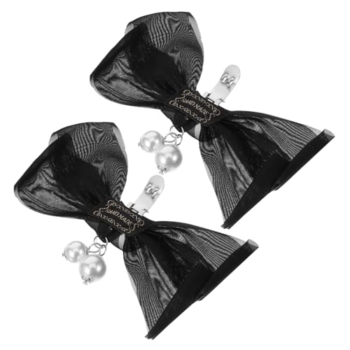 FOMIYES 1 Paar Schleifen Schuhclips Abnehmbare Schuhverzierungen für Damen Dekoration für Festtagschuhe Weiches Material für Angenehmen Tragekomfort Verschiedene Anlässe Wie Geburtstage von FOMIYES