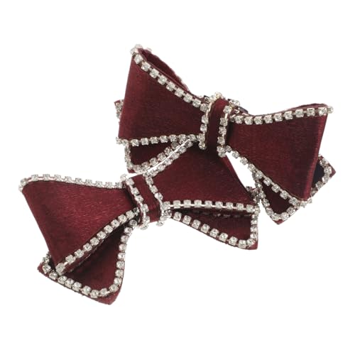 FOMIYES 1 Paar Strassschuhschnalle Schuhclip-anhänger Schleife Schuhclips Women Bow Shoe Clip Schuhclips Für Frauen Schuhezubehör Schnallen Für Brautschuhe Strass-schuhschnalle Stoff von FOMIYES