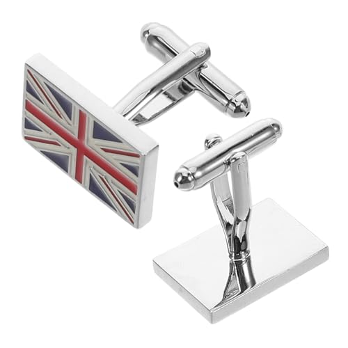 FOMIYES 1 Paar Union Jack-Manschettenknöpfe Anzugknöpfe dekorative Hemdmanschettenknöpfe Dekorative Manschettenknöpfe modischer Manschettenknopf Manschettenknöpfe aus Metall Messing FOMIYES 1 Paar Union Jack-Manschettenknöpfe Anzugknöpfe dekorative Hemdmanschettenknöpfe Dekorative Manschettenknöpfe modischer Manschettenknopf Manschettenknöpfe aus Metall Messing von FOMIYES