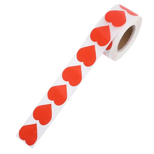 FOMIYES 500 Stück Herz-bräunungsaufkleber Aufkleber Zum Bräunen Etiketten Für Strand- Outdoor- Und Indoor-aktivitäten Einzigartiges Design von FOMIYES