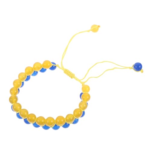 FOMIYES 1 Saite Doppeltes Schicht Armband Natürlichen Verstellbares Unisex Armband mit Bunten Perlen für Damen und Herren für Freunde und Familie von FOMIYES