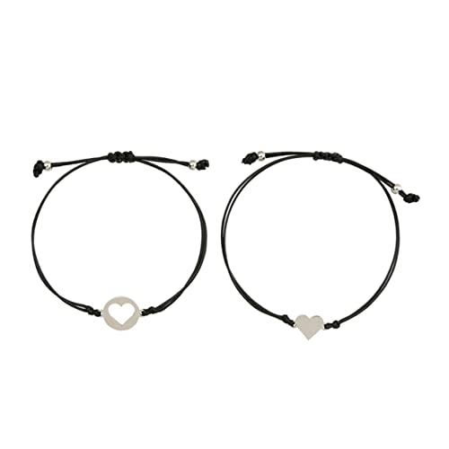 FOMIYES 1 Satz Back To School Armbänder Set Herz Armbänder für Mutter und Tochter Perfektes Schmuckstück für Ersten Schultag Geburtstage und Besondere Anlässe von FOMIYES