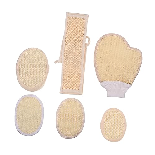 FOMIYES 1 Satz Badetuch exfoliating glove exfoliate gloves peeling handschuh peelinghandschuhe massagehandschuh Duschhandschuh Badescheuerstreifen robuster Duschschwamm Badversorgung Sisal von FOMIYES