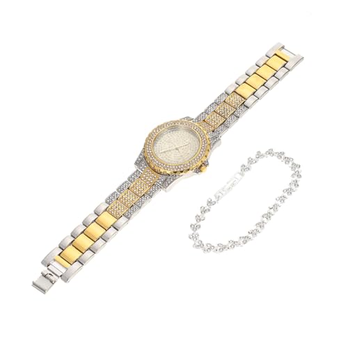 FOMIYES 1 Satz Damen Armbanduhren mit Glitzersteinen Armbanduhr Armband für Frauen Perfektes für Besondere Anlässe Leicht Verstellbar Hochwertige Verarbeitung Stilvolles Design von FOMIYES