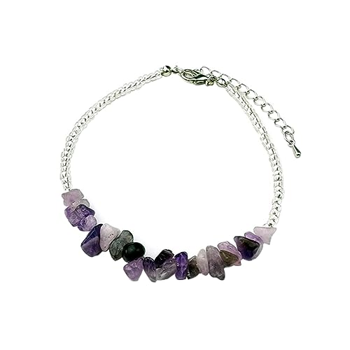 FOMIYES 1 Satz Fußkettchen Natürlichem Fußkette Mit Anhänger Für Frauen Verstellbar Für Sommer Am Strand 2 Stück von FOMIYES