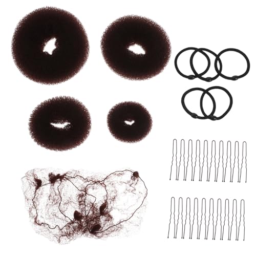 FOMIYES Haarflechter-set – 1 Set Haar-accessoires Mit Unsichtbarem Haarnetz Dutt-maker Haarspangen Für Damen-styling Und Partys von FOMIYES